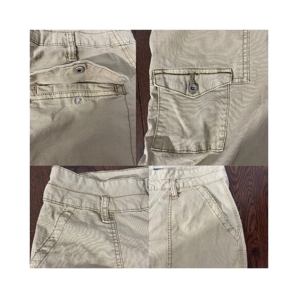 Women's Size 13 Beige Suzy Shier Khaki Pants With 5 Pockets - Picture 2 of 4